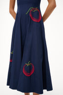 Image WELLS DRESS | NAVY ROMA 3 of 7