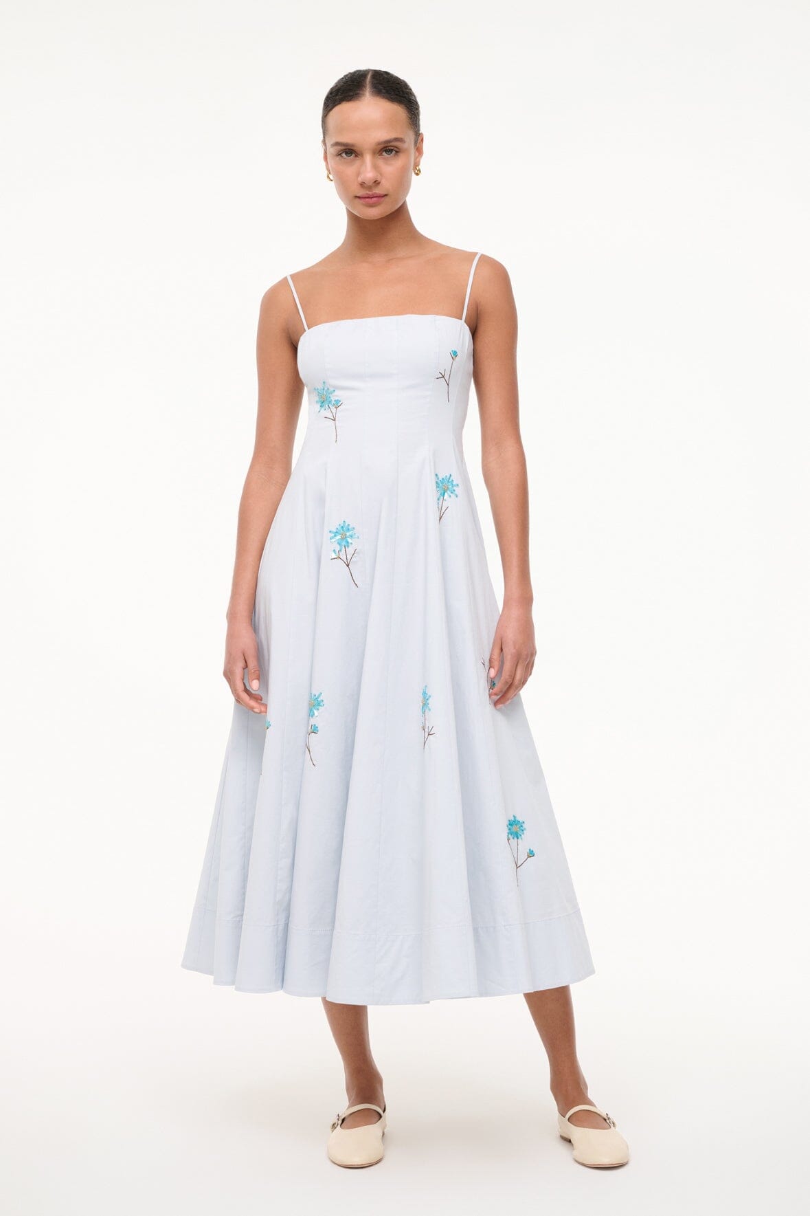 Image WYLIE DRESS | DANDELION SKY 5 of 6 and Clicking this image will trigger a zoom pop-up