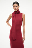 Image CANAL MIDI DRESS | SANGRIA 2 of 6