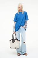 WILLIAM TEE | BLUE MOJAVE STRIPE