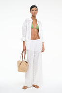 Image BONFIRE PANT | WHITE EYELET 1 of 6