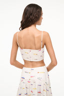 Image FEDERICO LINEN TOP | POP SARDINES IVORY 4 of 7