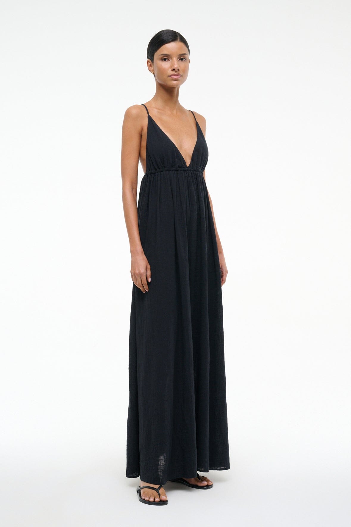 Image HANNA COVERUP DRESS | BLACK 2 of 6 and Clicking this image will trigger a zoom pop-up
