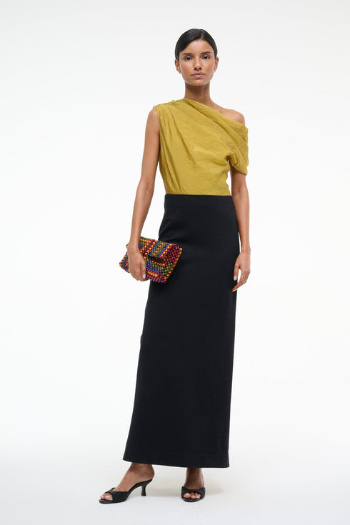 Go to TOPAZ DRESS CHARTREUSE BLACK view 1