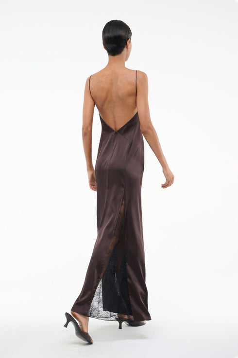 Go to TRINITY SILK DRESS EARTH view 2