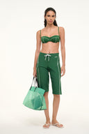 Image CHRISTOS LARGE MESH TOTE | JADE GINGHAM 5 of 9