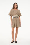 Image AMY MINI DRESS | TAUPE 1 of 6