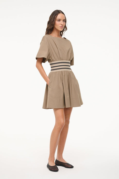 Go to AMY MINI DRESS TAUPE view 2