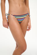 Image SISLEY SIDE TIE BIKINI BOTTOM | MARKET STRIPE 2 of 6