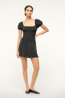 Image ELBA MINI SILK DRESS | BLACK 3 of 6