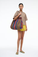 Image RUE TOTE BAG | JUNGLE STRIPE RAFFIA 8 of 10