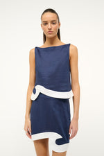 RAPHAEL TOP | NAVY WHITE