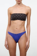 SARA BIKINI TOP | ESPRESSO STUDS