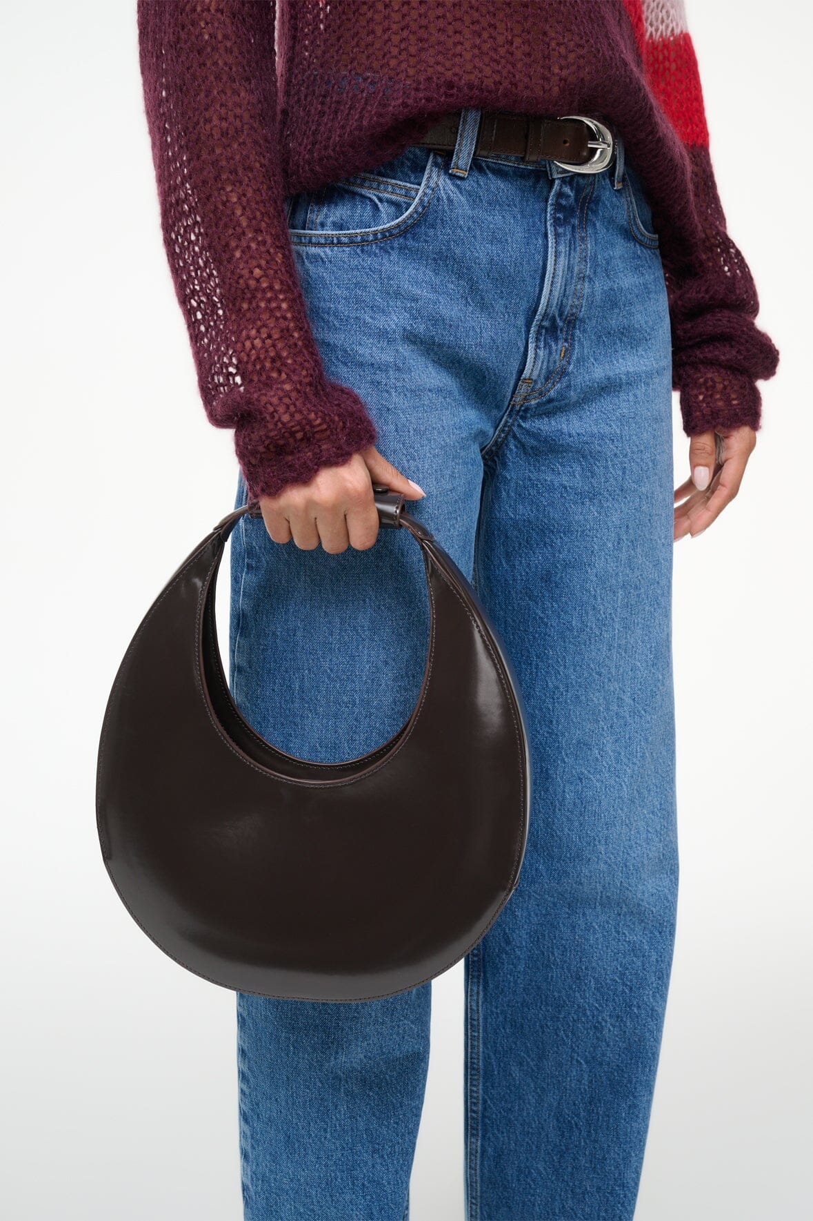 Image MOON BAG | ESPRESSO LEATHER 6 of 6 and Clicking this image will trigger a zoom pop-up