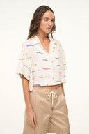 Image DAYA LINEN TOP | POP SARDINES IVORY 4 of 7