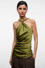 CHARLI SILK TOP | PEAR