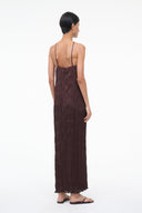 STAUD, Akari Dress in Earth Plisse, Size XS STAUD, Akari Dress in Earth Plisse, Size XS
