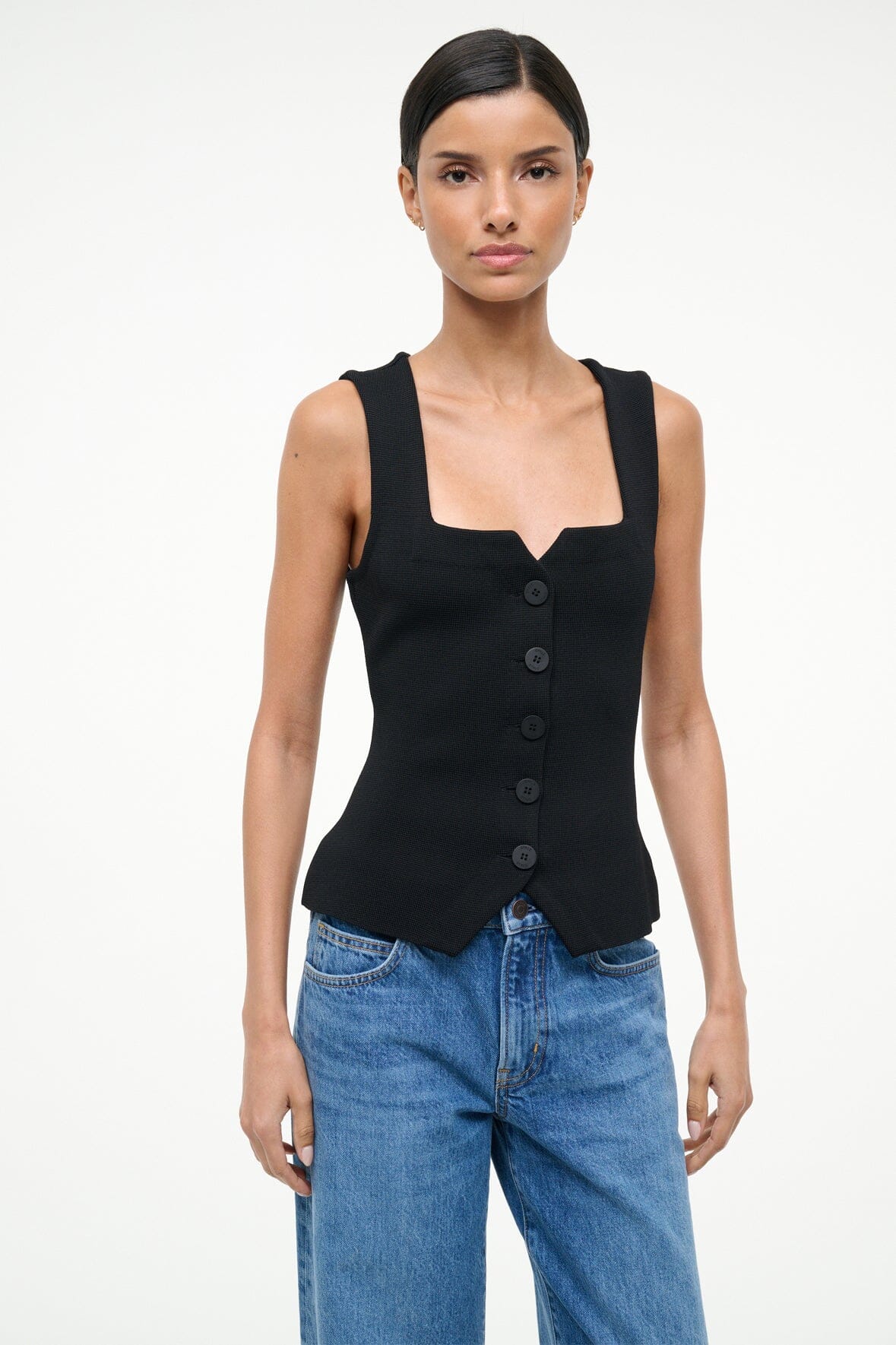 Image MARISA TOP | BLACK 2 of 4 and Clicking this image will trigger a zoom pop-up