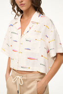 Image DAYA LINEN TOP | POP SARDINES IVORY 6 of 7