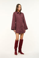 Image CINDY DRESS | MERLOT 3 of 6