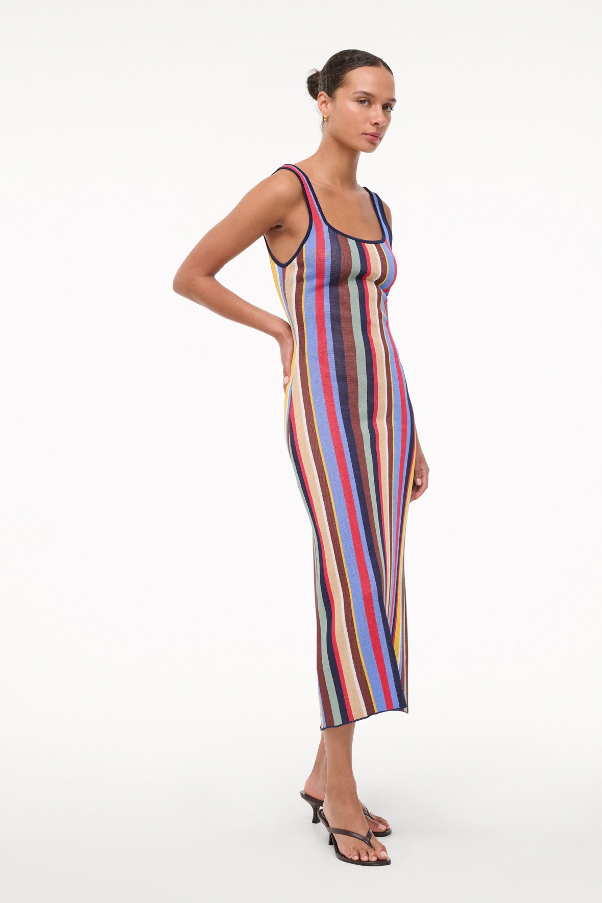 Image KATIE DRESS | MARKET STRIPE 5 of 5 and Clicking this image will trigger a zoom pop-up
