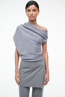 Image MABEL SWEATER | HEATHER GREY 1 of 6