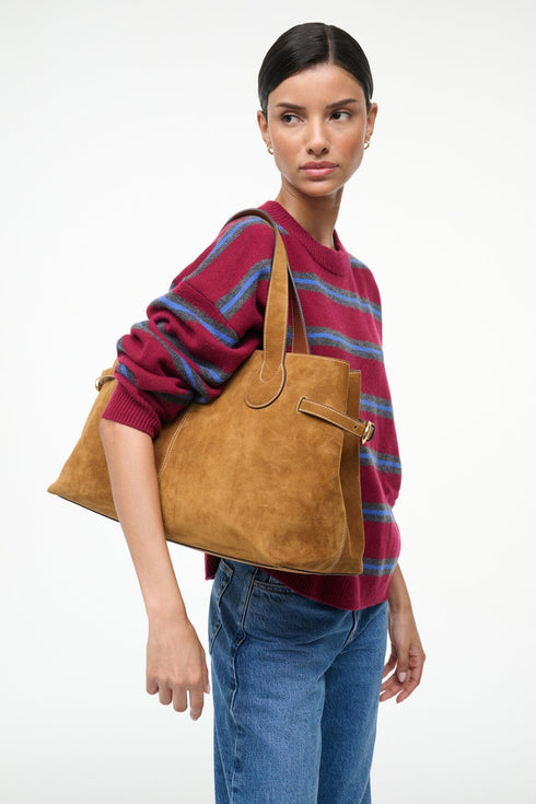 Go to PIPER TOTE TAN SUEDE view 2