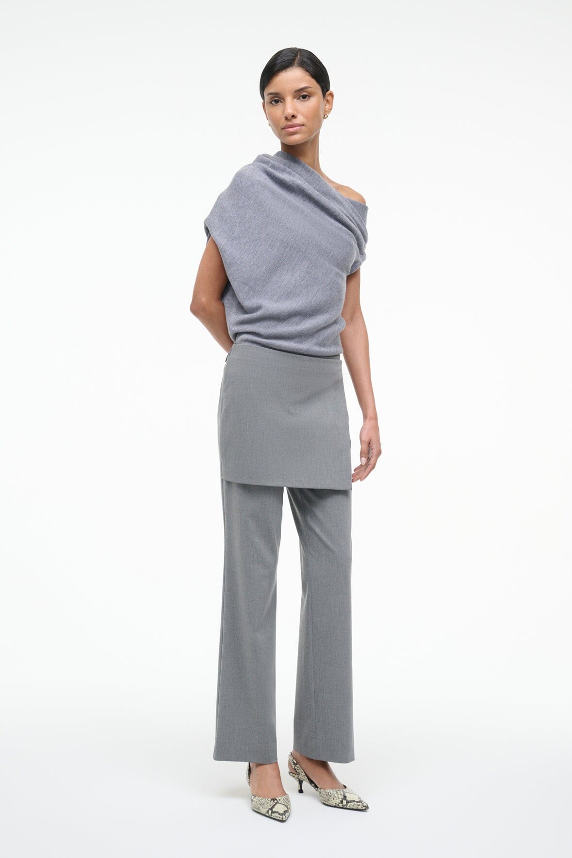 Image MABEL SWEATER | HEATHER GREY 4 of 6 and Clicking this image will trigger a zoom pop-up