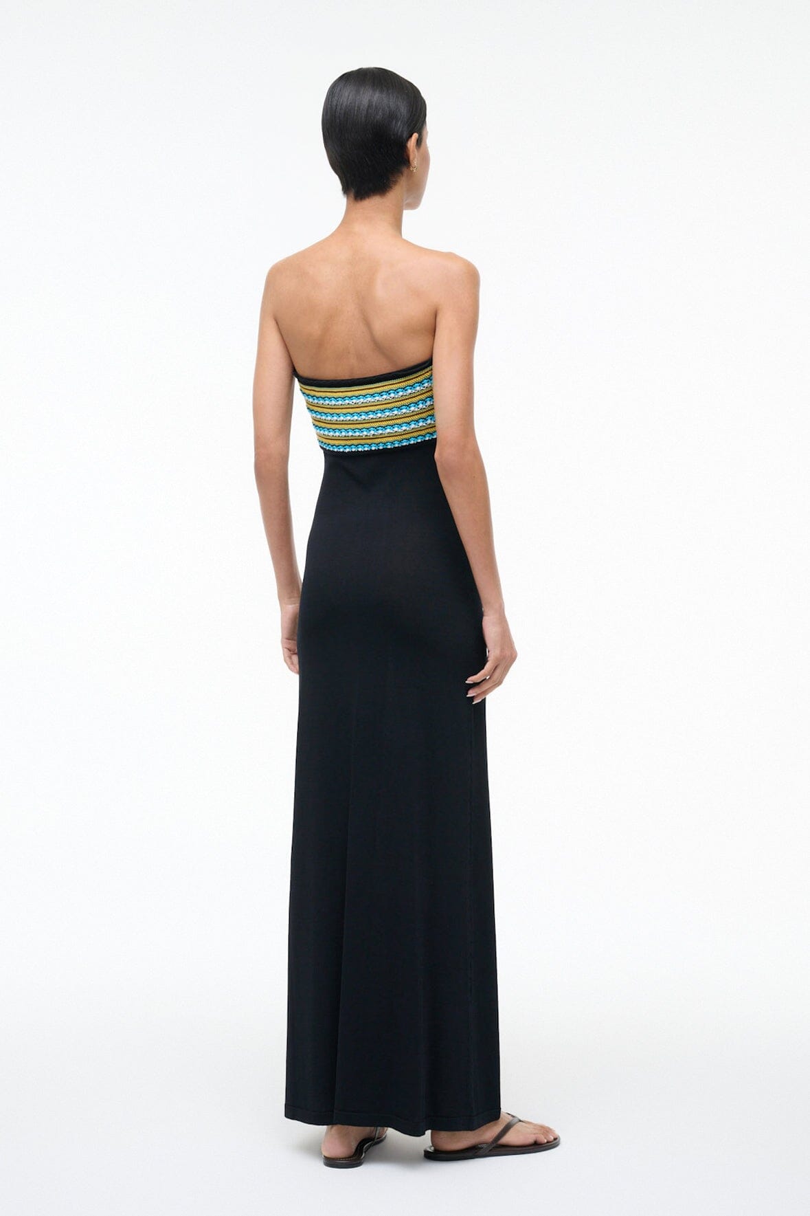 STAUD, Lexa Dress in Happy Sack, Size XS