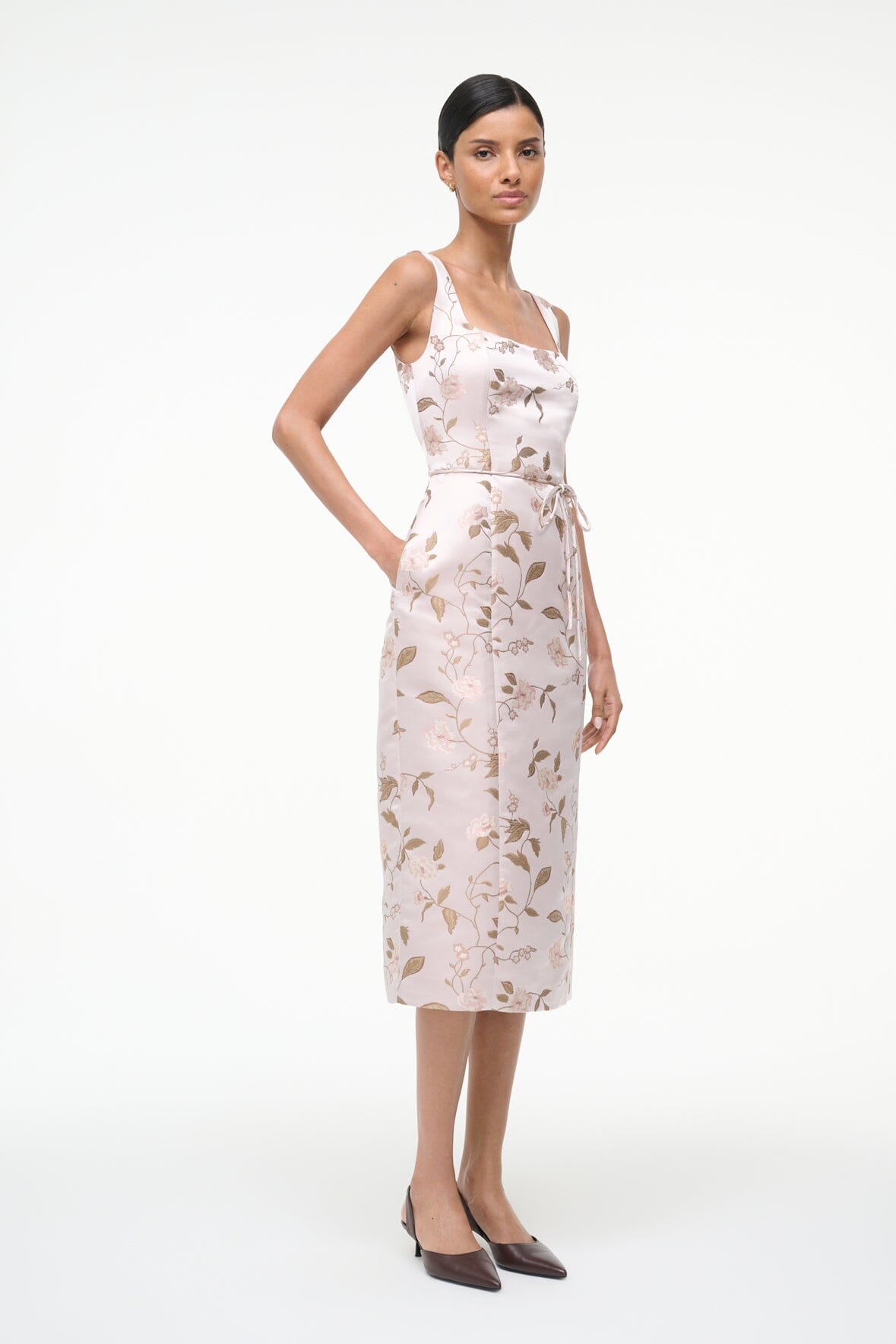 Image ZOE DRESS | ROSE GARDEN 4 of 7 and Clicking this image will trigger a zoom pop-up