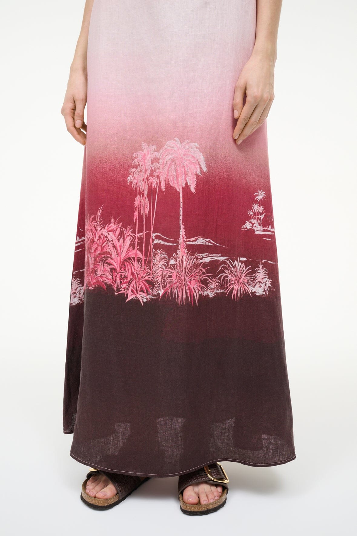 Staud Laura Linen Maxi Dress - California Staud Laura Linen Maxi Dress - California