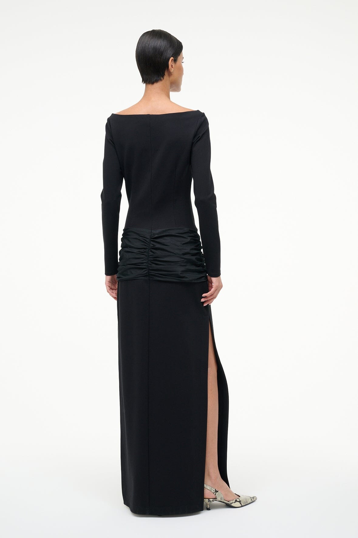 Image HOLLAND DRESS | BLACK 3 of 5 and Clicking this image will trigger a zoom pop-up