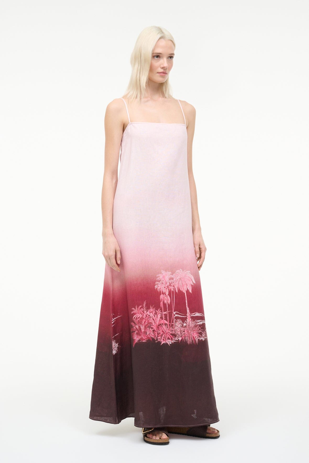 Staud Laura Linen Maxi Dress - California Staud Laura Linen Maxi Dress - California
