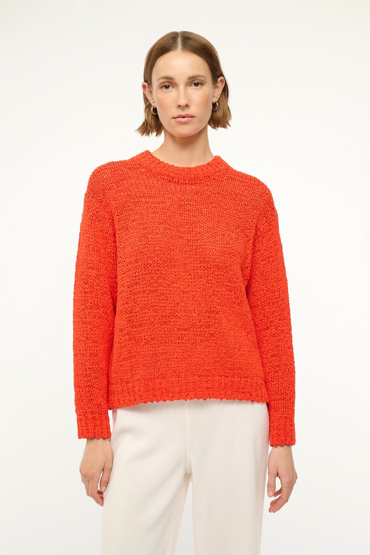 Image CALA SWEATER | CAYENNE 1 of 6 and Clicking this image will trigger a zoom pop-up