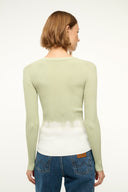 Image CARGO SWEATER | PALE JADE TIE DYE 3 of 5