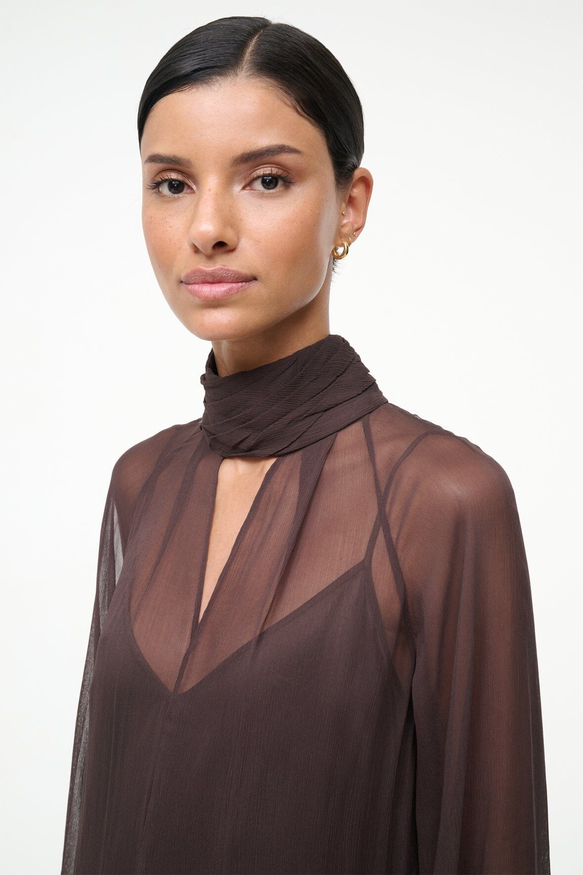 Staud Esther Maxi Dress Earth Staud Esther Maxi Dress Earth