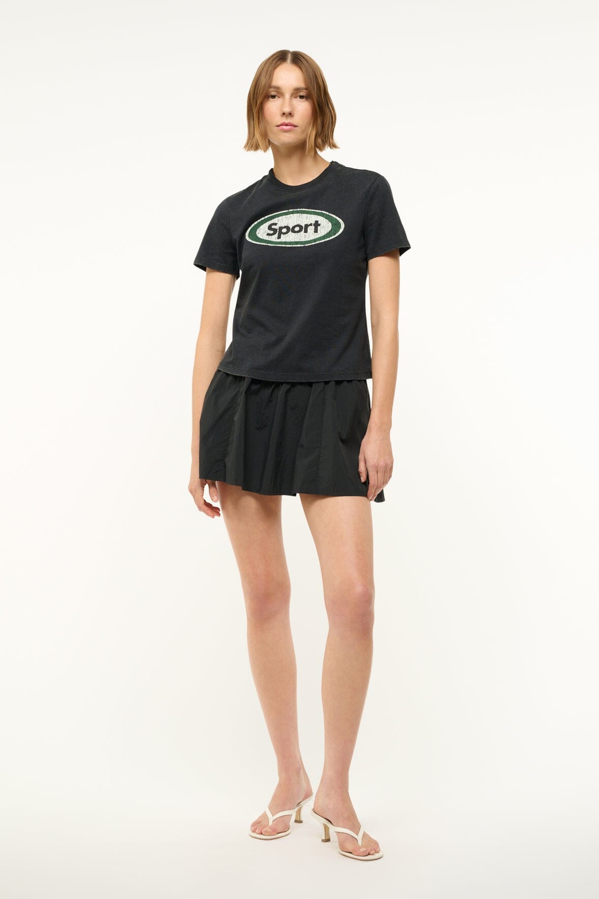 Image LULU SPORT TEE | BLACK 5 of 6 and Clicking this image will trigger a zoom pop-up