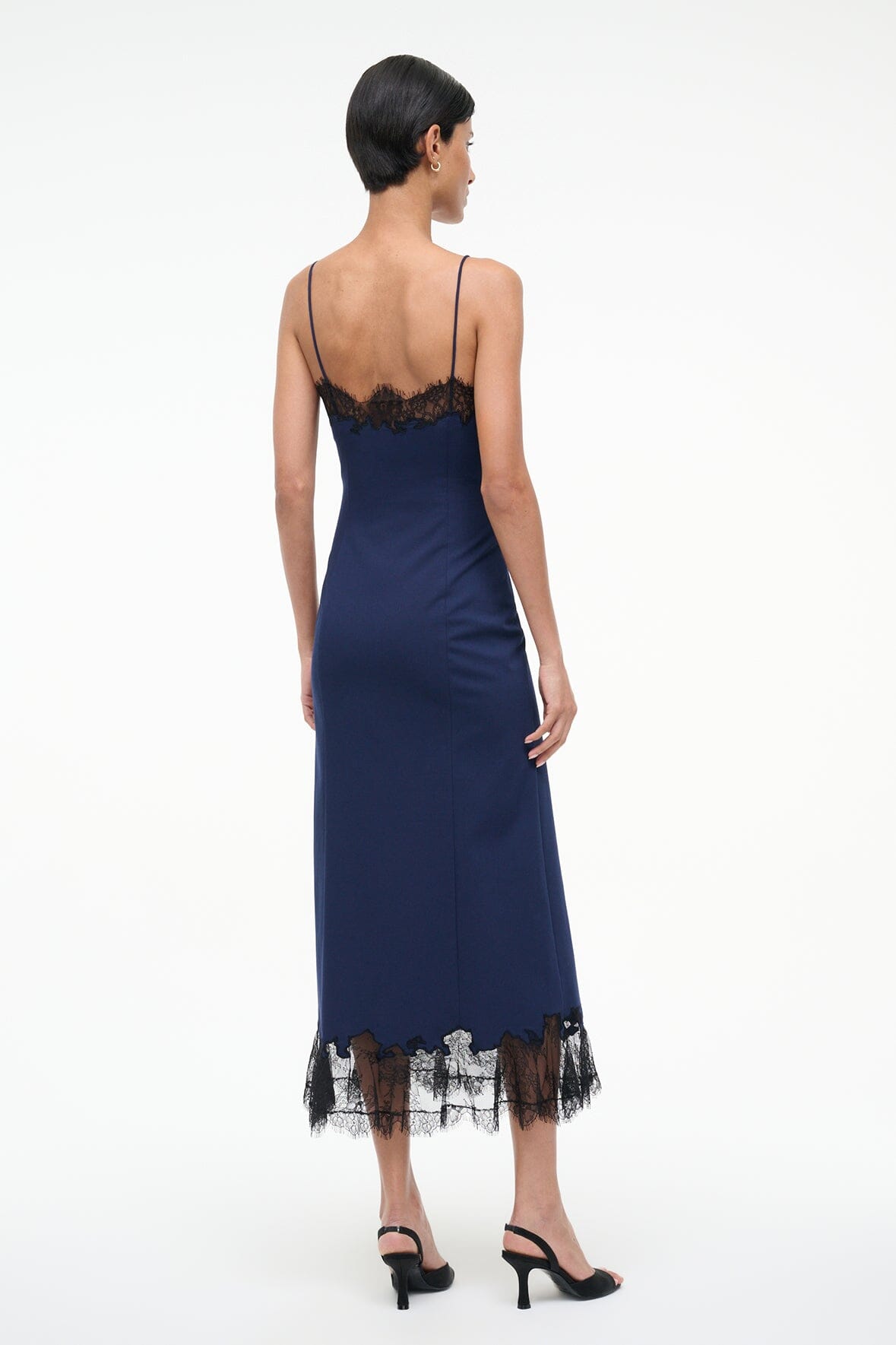 Image NADIA DRESS | NAVY 4 of 7 and Clicking this image will trigger a zoom pop-up