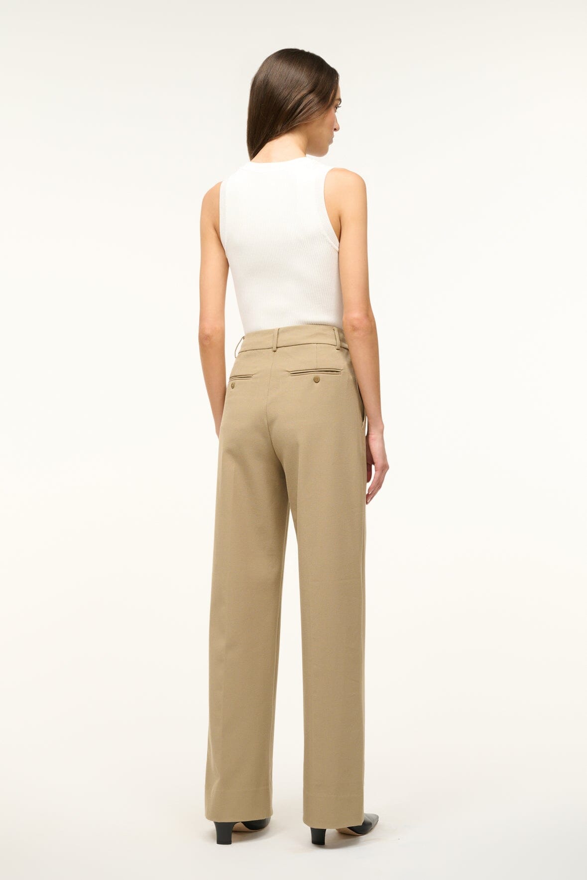 Image PRINCE TWILL PANT | BIRCH 3 of 6 and Clicking this image will trigger a zoom pop-up