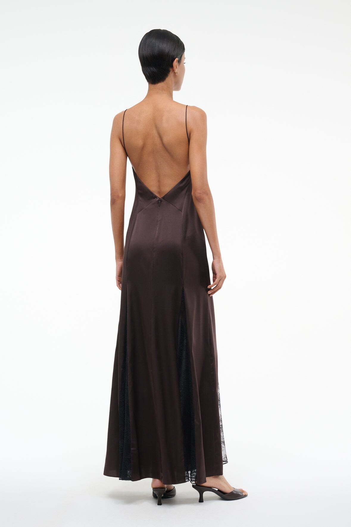 Image TRINITY SILK DRESS | EARTH 6 of 7 and Clicking this image will trigger a zoom pop-up