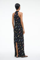 Image WINNIE SILK DRESS | POP SARDINES BLACK 3 of 5