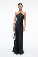 staud halter dress Haven Neck Staud specializes in the art of dressing well through the juxtaposition of timelessness and irreverence Stella halterneck cotton-blend gown