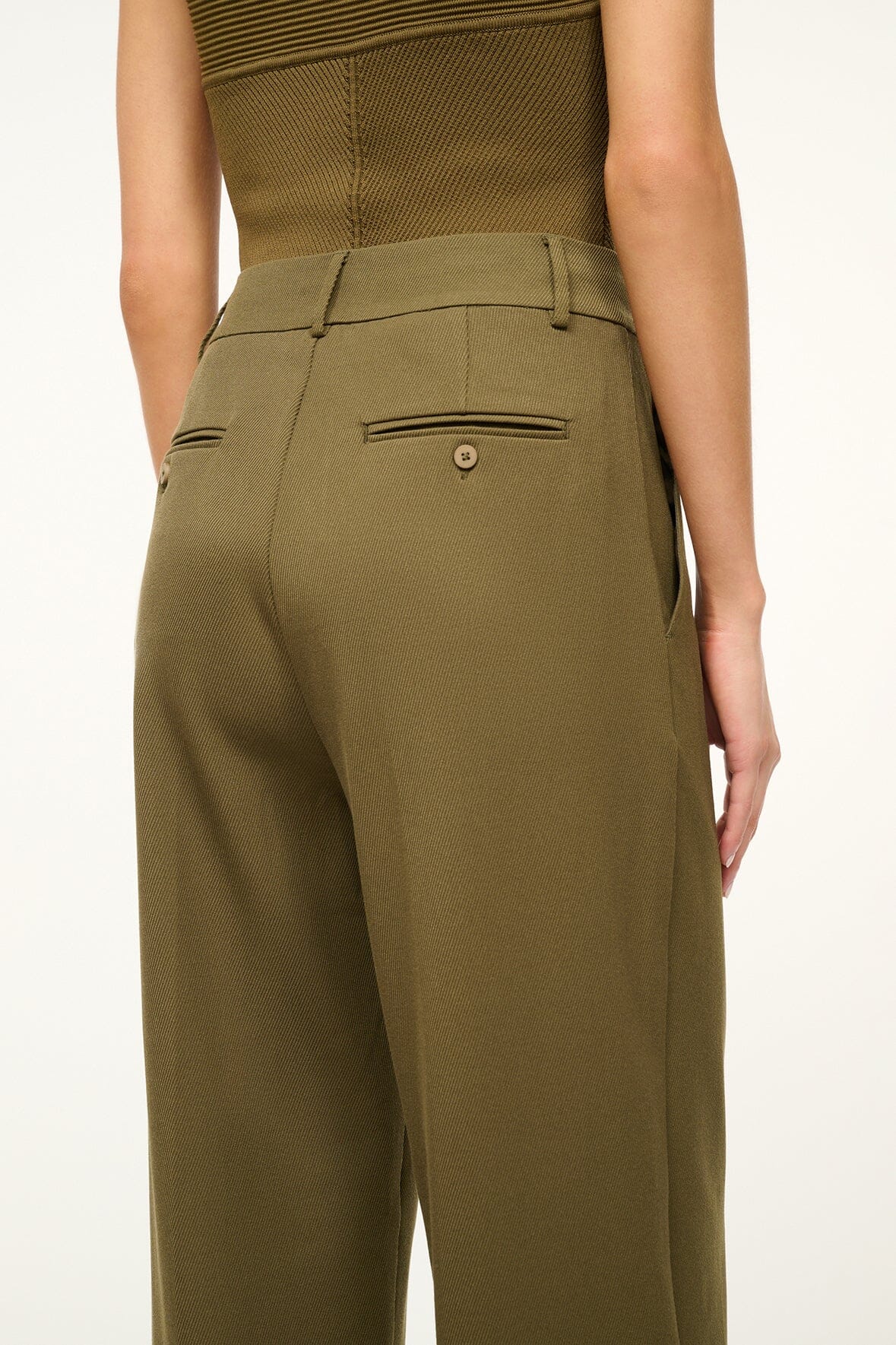 Image PRINCE TWILL PANT | SERGEANT GREEN 4 of 7 and Clicking this image will trigger a zoom pop-up