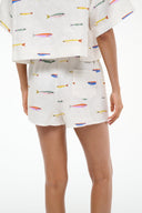 Image PADDLE LINEN SHORT | POP SARDINES IVORY 4 of 6