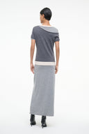 Image LYRIC DRESS | HEATHER GREY MULTI 4 of 5