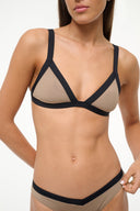 Image VENTURA BIKINI TOP | TAUPE BLACK 2 of 5