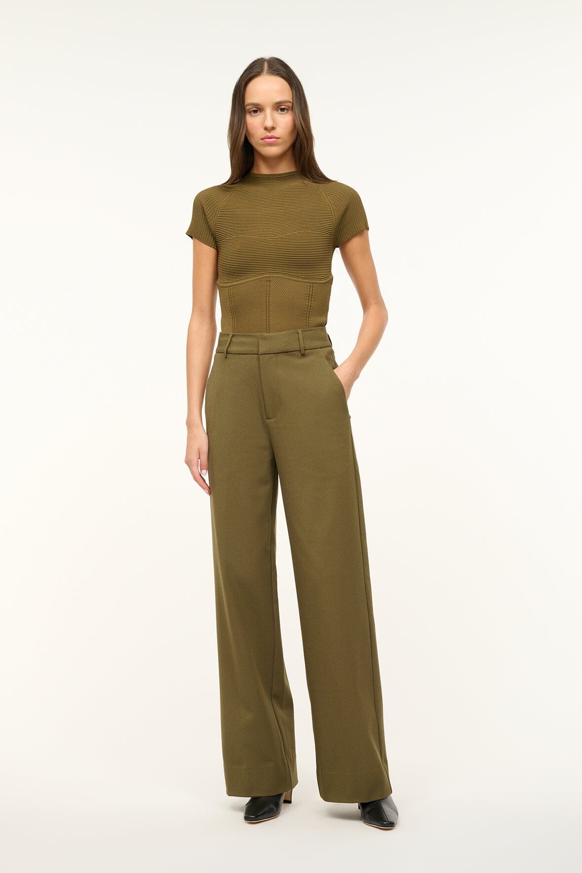 Image PRINCE TWILL PANT | SERGEANT GREEN 6 of 8 and Clicking this image will trigger a zoom pop-up