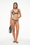 Image GWEN BIKINI BOTTOM | TAUPE BLACK 1 of 6