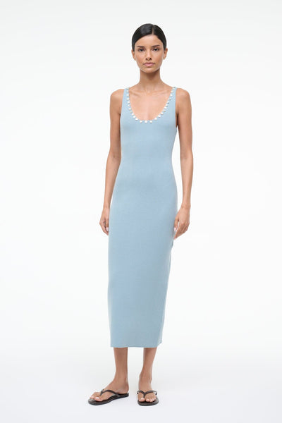 STAUD, Neva Dress in Seafoam, Size XL