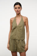 CORSO LINEN TOP | PORTO STRIPE PORTO STRIPE / XS